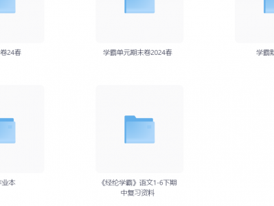 小学学霸专题系列资料包
